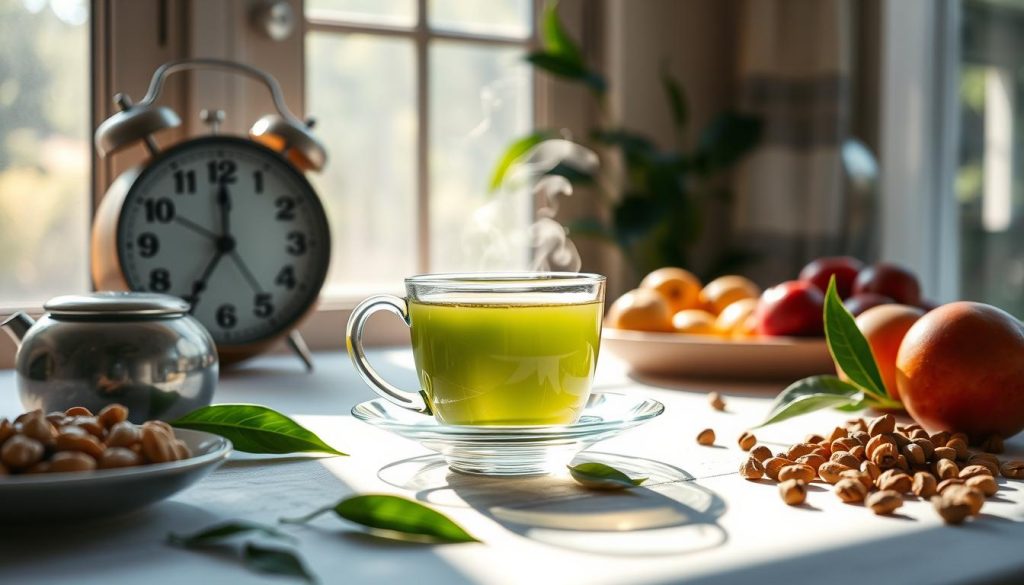 timing green tea consumption